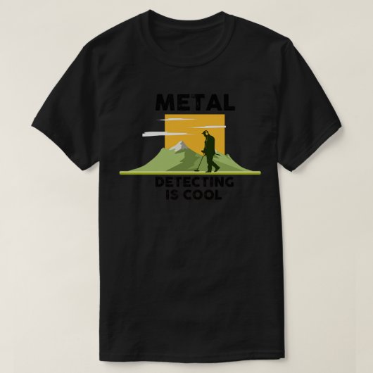 Metaaldetectorist Sondeln T-shirt (Design voorkant)