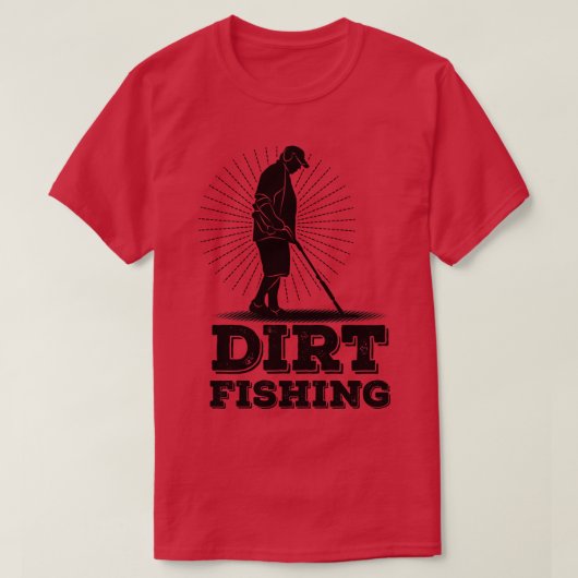 Metaaldetectorist T-shirt (Design voorkant)