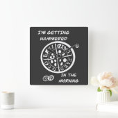  Metaaldetectorist  Vierkante Klok (Huis)