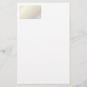 Metaaldiamantpatroon Briefpapier