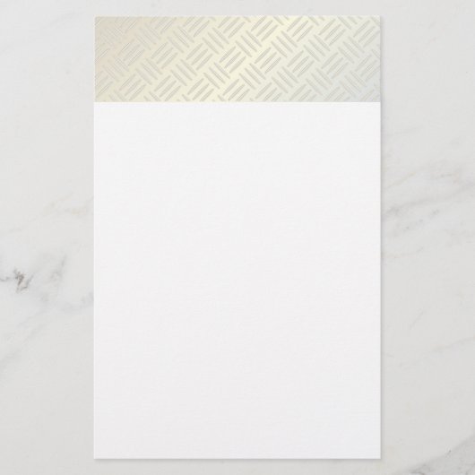 Metaaldiamantpatroon Briefpapier (Voorkant)