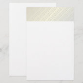 Metaaldiamantpatroon Briefpapier (Voorkant / Achterkant)