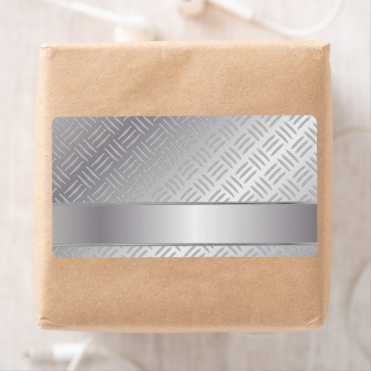 Metaaldiamantpatroon Etiket (Insitu)