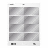 Metaaldiamantpatroon Etiket (Full Sheet)