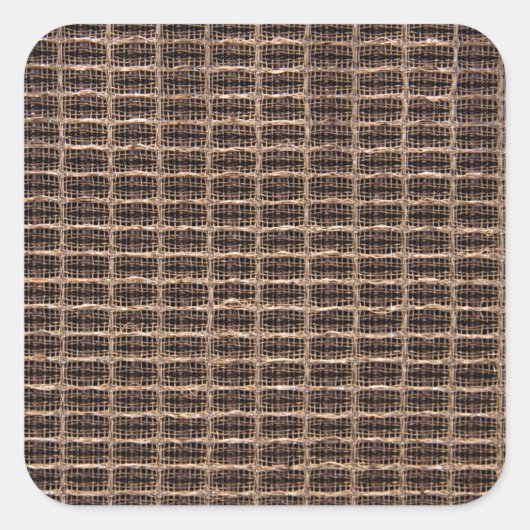  metaaldoek vierkante sticker (Voorkant)