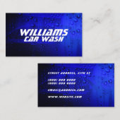 Metaaldoekje van auto's visitekaartje (Voorkant / Achterkant)