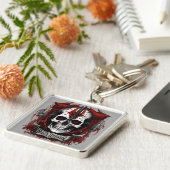 Metaaldood: Sleutelhanger (Zijkant)