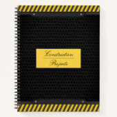 Metaaldrager voor vellen notitieboek (Voorkant)