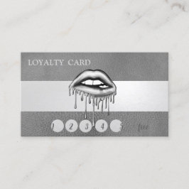 Metaaldruppelaar, leder klantenkaartje