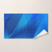 Metaalduinen in levendige blauwe kleuren bad handdoek (Handdoek)