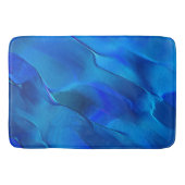 Metaalduinen in levendige blauwe kleuren badmat (Voorkant)