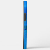 Metaalduinen in levendige blauwe kleuren Case-Mate iPhone case (Achterkant / Rechts)