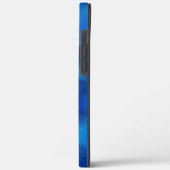 Metaalduinen in levendige blauwe kleuren Case-Mate iPhone case (Achterkant / Links)