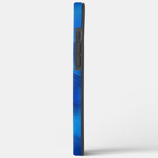 Metaalduinen in levendige blauwe kleuren Case-Mate iPhone case (Achterkant / Links)