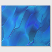 Metaalduinen in tonnen met levendige blauwe kleur cadeaupapier (Vlak)