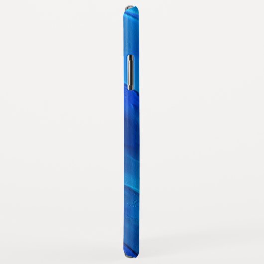 Metaalduinen in tonnen met levendige blauwe kleur Case-Mate iPhone case (Achterkant/rechts)