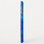 Metaalduinen in tonnen met levendige blauwe kleur Case-Mate iPhone case (Achterkant/links)