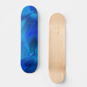 Metaalduinen in tonnen met levendige blauwe kleur persoonlijk skateboard (Voorkant)