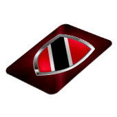 Metaalembleem van Trinidad en Tobago Magneet (Linkerzijde)