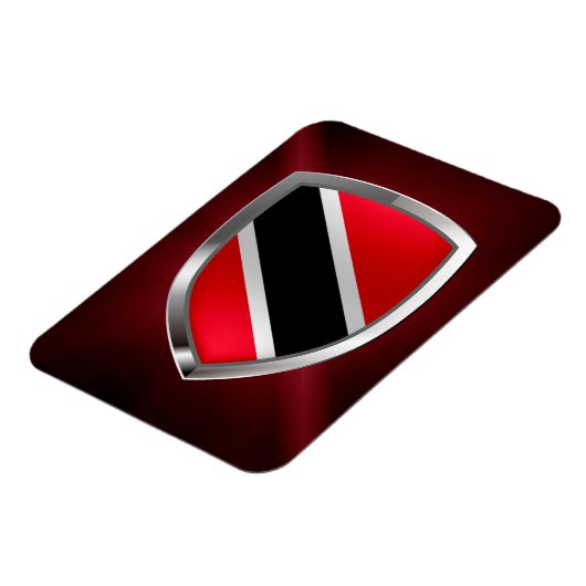 Metaalembleem van Trinidad en Tobago Magneet (Linkerzijde)