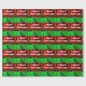 Metaalfolieblikvangerpapier voor kerstmis cadeaupapier (Vlak)