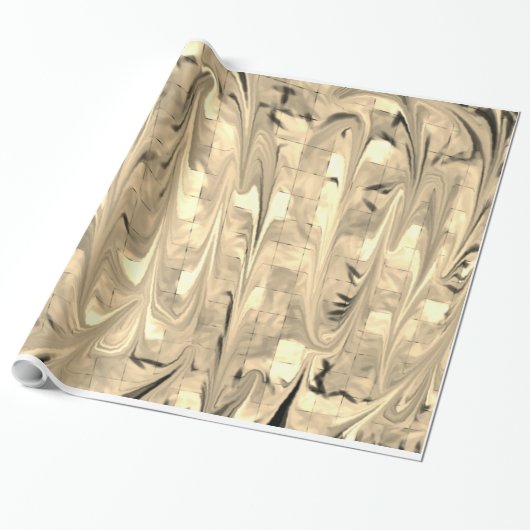 Metaalfucheglossiepapier Cadeaupapier (Uitgerold)