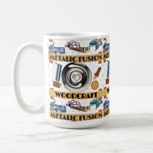 Metaalfusie Koffiemok (Links)