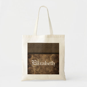 Metaalgear Steampunk-Canvas tas, bruin Tote Bag