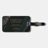 Metaalgeode Bagagelabel (Achterkant horizontaal)