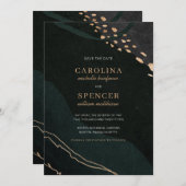 Metaalgeode Save The Date (Voorkant / Achterkant)