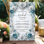 Metaalglam glanzend high-end zilver Vrijgezellenfe Kaart