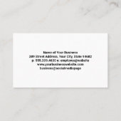 metaalglans | industriële geometrie visitekaartje (Achterkant)