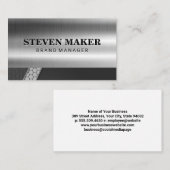 metaalglans | industriële geometrie visitekaartje (Voorkant / Achterkant)