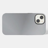 metaalglans iPhone hoesje (Achterkant horizontaal)