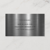 metaalglans visitekaartje (Achterkant)