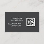 Metaalglans Visitekaartje (Achterkant)