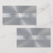 Metaalglans Visitekaartje (Voorkant / Achterkant)