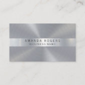 Metaalglans Visitekaartje (Voorkant)