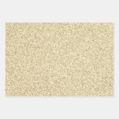 Metaalglitterwrapping papier — flatplaat set van 3 inpakpapier vel (Voorkant 3)