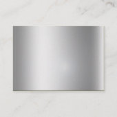 metaalglorie visitekaartje (Achterkant)