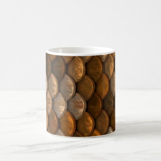 MetaalGold Silver Copper Coffee Mok (Center)