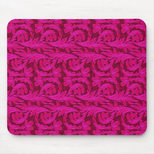 Metaalgolven, 2-toon roze muismat (Voorkant)