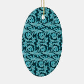 Metaalgolven 2Tone Blauwgroen Drk OVAL ORNAMENTEN (Rechts)
