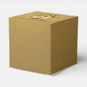 Metaalgoud 18e verjaardag bedankdoosjes (Achterkant)