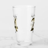 Metaalgoud 24e verjaardag glas (Links)