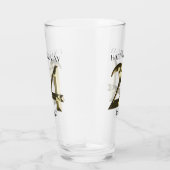 Metaalgoud 24e verjaardag glas (Rechts)