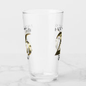 Metaalgoud 26e verjaardag glas (Rechts)