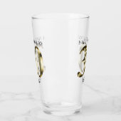 Metaalgoud 30e verjaardag glas (Links)