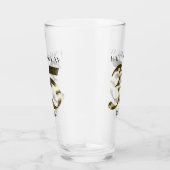 Metaalgoud 35e verjaardag glas (Rechts)