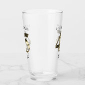 Metaalgoud 45e verjaardag glas (Rechts)